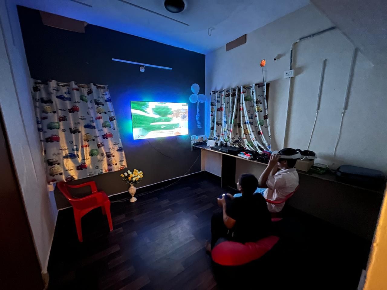 VR and TV gaming room at KGG
